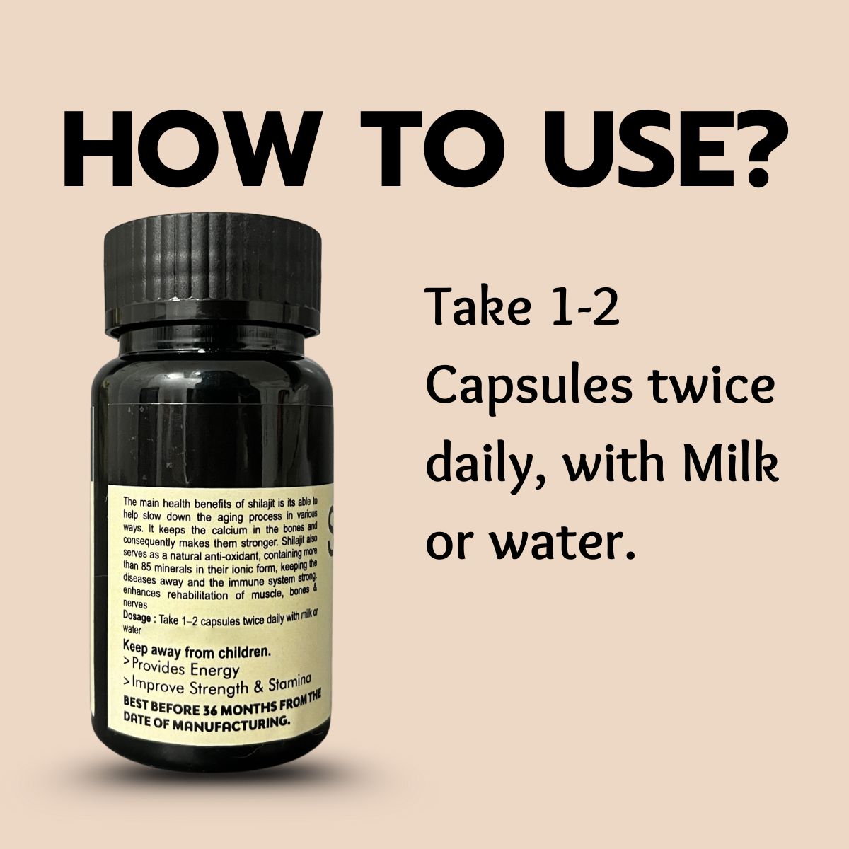 Fit Fusion Ayurveda Shilajit Capsules - 30 Capsules  - View 5