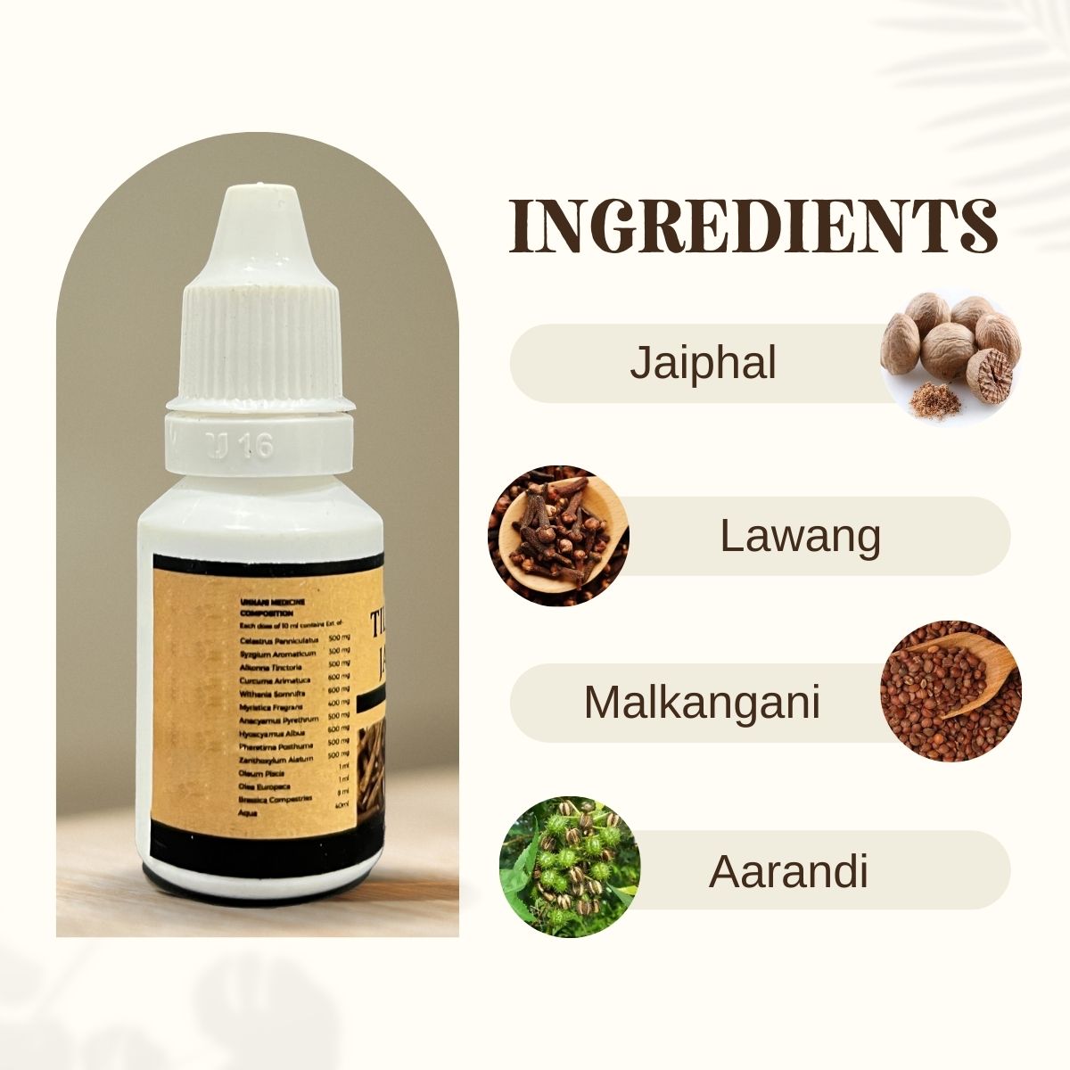 Fit Fusion Ayurveda Tila Josh Jawani Herbal Massage Oil for Men - 15ml - View 2