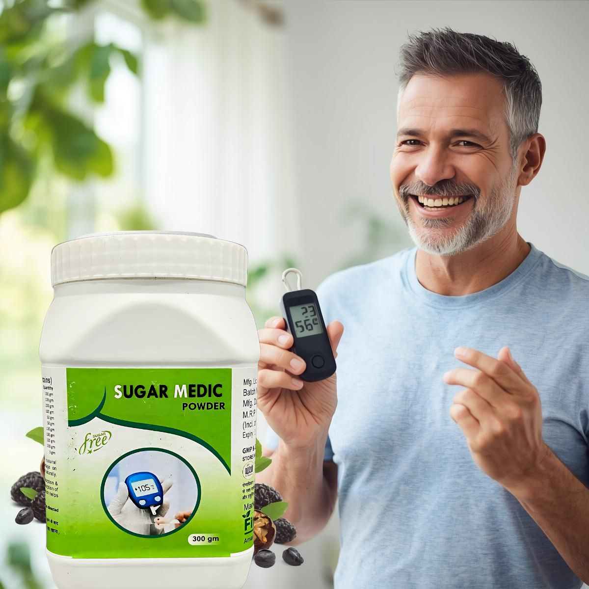 Fit Fusion Ayurveda Diabetes Control Powder - Sugar Medic 300g - View 4